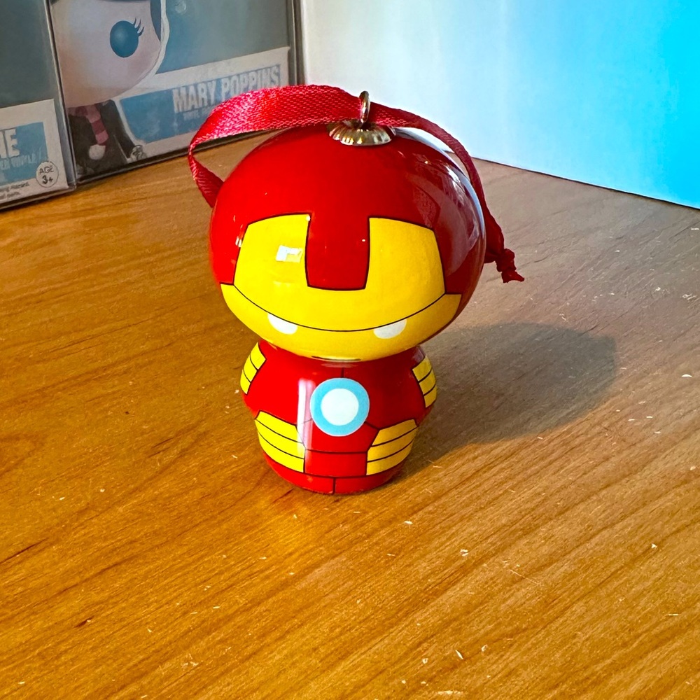 FREE with purchase of $15 + . Adorably awesome, Stubby iron man ornament ♥️💛